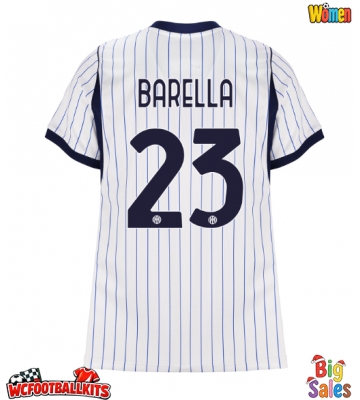 Inter Milan Nicolo Barella #23 Replica Away Stadium Shirt for Women 2026-27 Short Sleeve